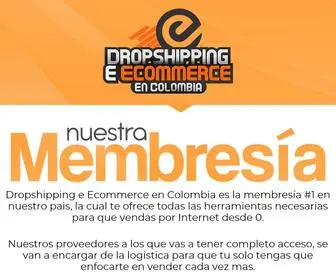 Dropshippingencolombia.com(Aprende a hacer Dropshipping en Colombia) Screenshot
