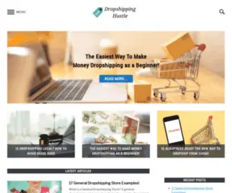 Dropshippinghustle.com(This site) Screenshot