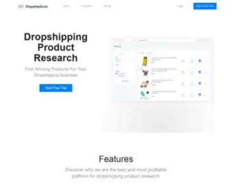 Dropshipscan.com(Dropshipping Product Research) Screenshot