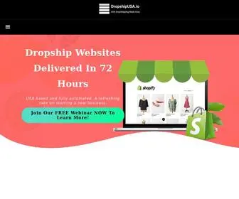 Dropshipusa.io(Create Automated Shopify Dropshipping Websites) Screenshot