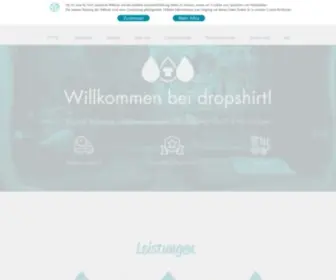 Dropshirt.de(T-Shirts bedrucken, Polos & Mehr) Screenshot