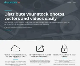 Dropstock.io(Upload your stock photos) Screenshot