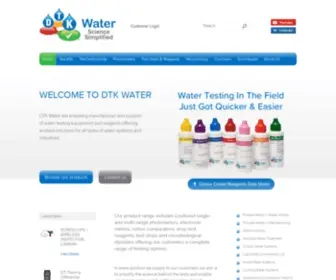 Droptestkits.com(DTK Water Test Kits) Screenshot