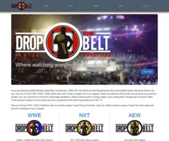 Dropthebelt.com(Fantasy wrestling) Screenshot