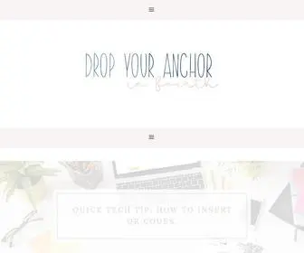 Dropyouranchoredu.com(Anchor yourself to something special) Screenshot