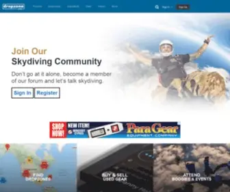 Dropzone.com(Skydiving Community) Screenshot