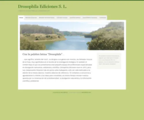 Drosophilaediciones.es(Drosophila Ediciones S) Screenshot