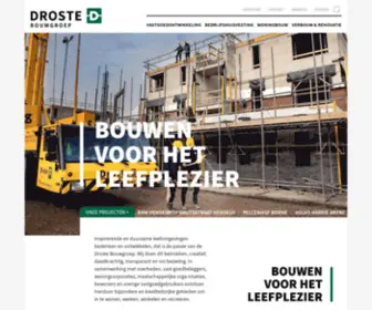 Droste-BV.nl(Droste Bouwgroep nuchter en betrouwbaar) Screenshot