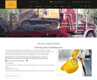 Drotthiresunshinecoast.com.au(Earthmoving Sunshine Coast) Screenshot