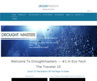 Droughtmasters.net(Our mission) Screenshot