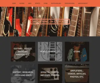 Drowninginguitars.com(Vintage, Rare, Bizarre, and Oddball Guitar Love) Screenshot