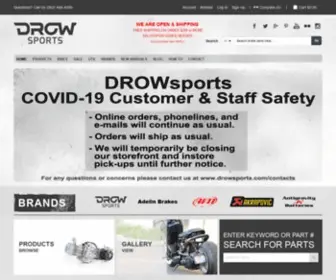 Drowsports.com(Parts for Honda Grom) Screenshot