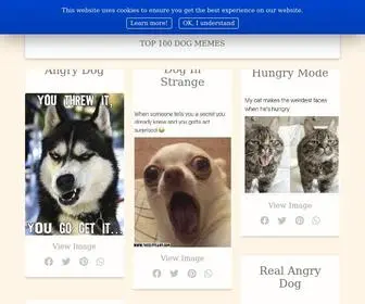 Droxix.com(TOP 100 DOG MEMES) Screenshot