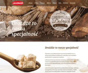 Drozdze.pl(Lallemand) Screenshot