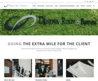 DRP-Legal.com(Dinova Rusev & Partners law firm) Screenshot