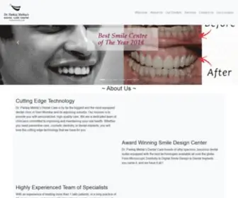 DrpankajMehtadental.com(Pankaj Mehta's Dental Care Centre) Screenshot