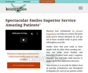 Drpapandreas.com(Find out why patients love Dr. Papandreas) Screenshot