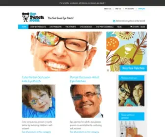 Drpatch.ca(Innovative Eye Patches) Screenshot