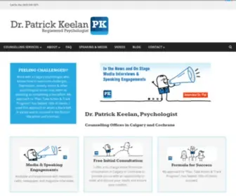 Drpatrickkeelan.com(Calgary Psychologist) Screenshot