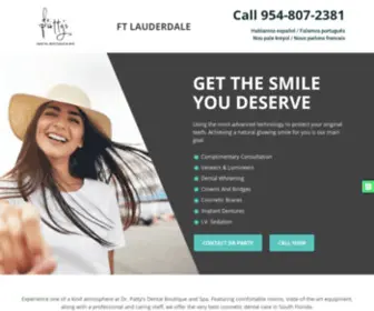 Drpattysdental.com(Cosmetic Dentist Dr) Screenshot