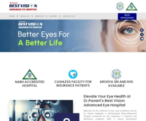 Drpavanisbestvisionadvancedeyehospital.com(Best eye hospital in vizag) Screenshot