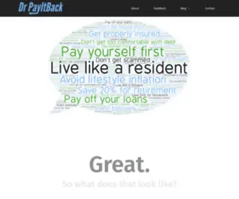 Drpayitback.com(A Millennial Physician Getting Back to Broke (and Beyond)) Screenshot