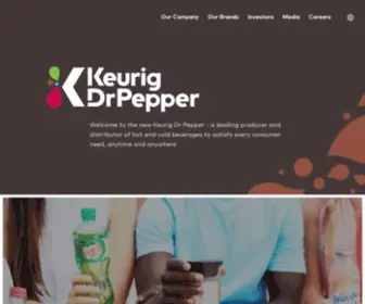 Drpeppersnapplegroup.com(Keurig Dr Pepper) Screenshot