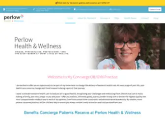 Drperlow.com(Perlow Concierge Women's Health) Screenshot