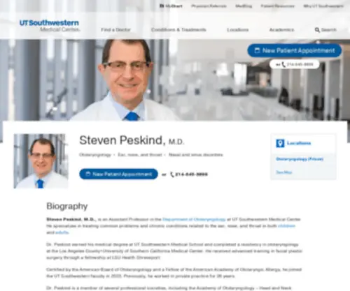 Drpeskind.com(Steven Peskind) Screenshot