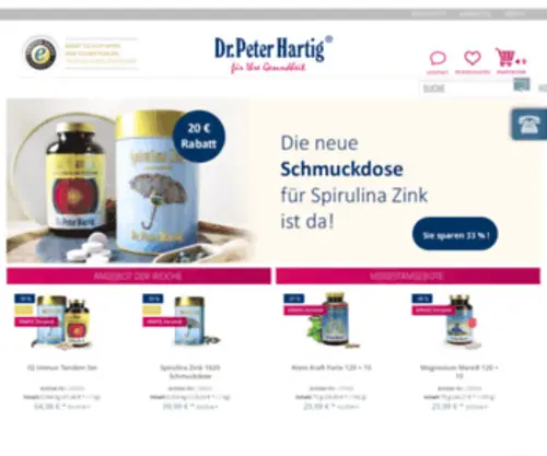 Drpeterhartig.de(Peter Hartig) Screenshot