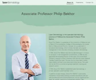 DRphilipbekhor.com.au(Laser Dermatology) Screenshot