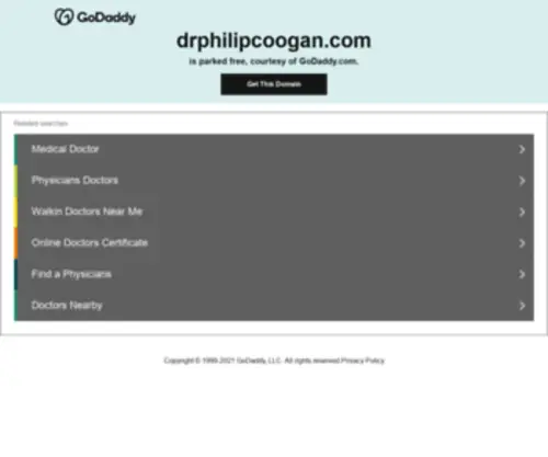 DRphilipcoogan.com(Dr.Philip Coogan) Screenshot