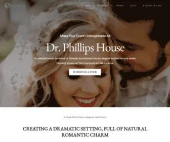 DRphillipshouse.com(Event venue in orlando) Screenshot