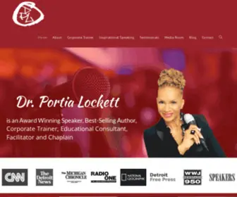 Drportialockett.com(Award Winning Speaker) Screenshot