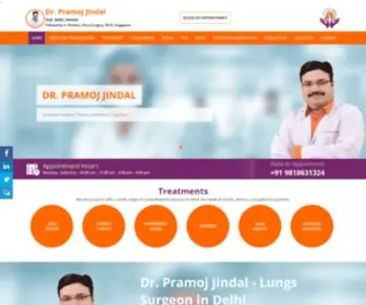 DRpramojjindal.com(Dr. Pramoj Jindal) Screenshot