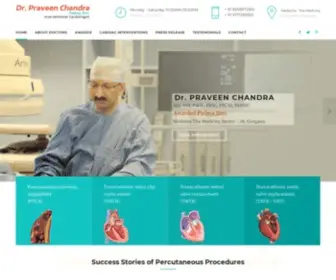 DRpraveenchandra.com(Dr. Praveen Chandra) Screenshot