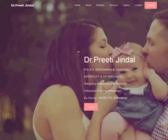 DRpreetijindal.com(Best IVF and Gynaecology Specialist in Patiala) Screenshot