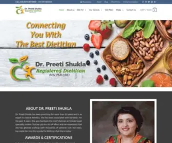 DRpreetishukla.com(Expert in clinical dietetics) Screenshot