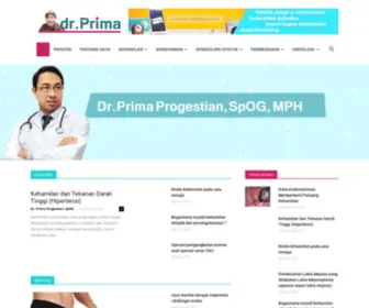 DRprima.com(Dr.Prima Progestian) Screenshot