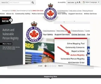 DRPS.ca(Durham Region Police Service) Screenshot