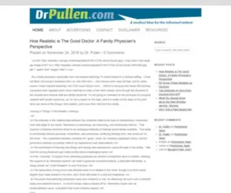 Drpullen.com(Medical and Health Blog) Screenshot