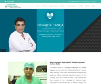 Drrajeshtaneja.com(Robotic Urologists in India) Screenshot