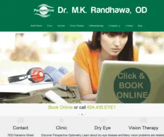 Drrandhawa.ca(Optometriest) Screenshot