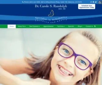 Drrandolph.com(Carole Randolph Orthodontics) Screenshot