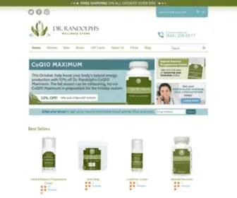Drrandolphswellnessstore.com(Hormone health and optimal aging products) Screenshot
