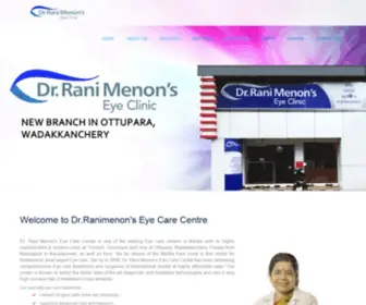 Drranimenon.com(Dr. Rani Menon's Eye Clinic) Screenshot