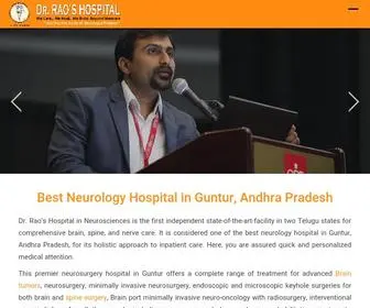 Drraoshospitals.com(Best Neurosurgeon in Guntur) Screenshot