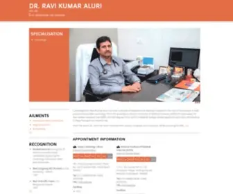 Drravikumaraluri.com(Ravi Kumar Aluri) Screenshot