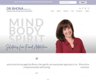 DRrhona.com(Rhona Epstein) Screenshot