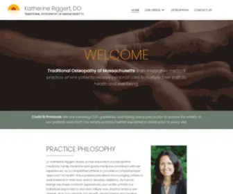 Drriggert.com(Traditional Osteopathy of Massachusetts) Screenshot